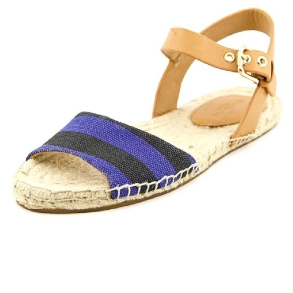 Coach Shoes - Coach Reena Espadrille Sandal Size 8.5 Blue Black